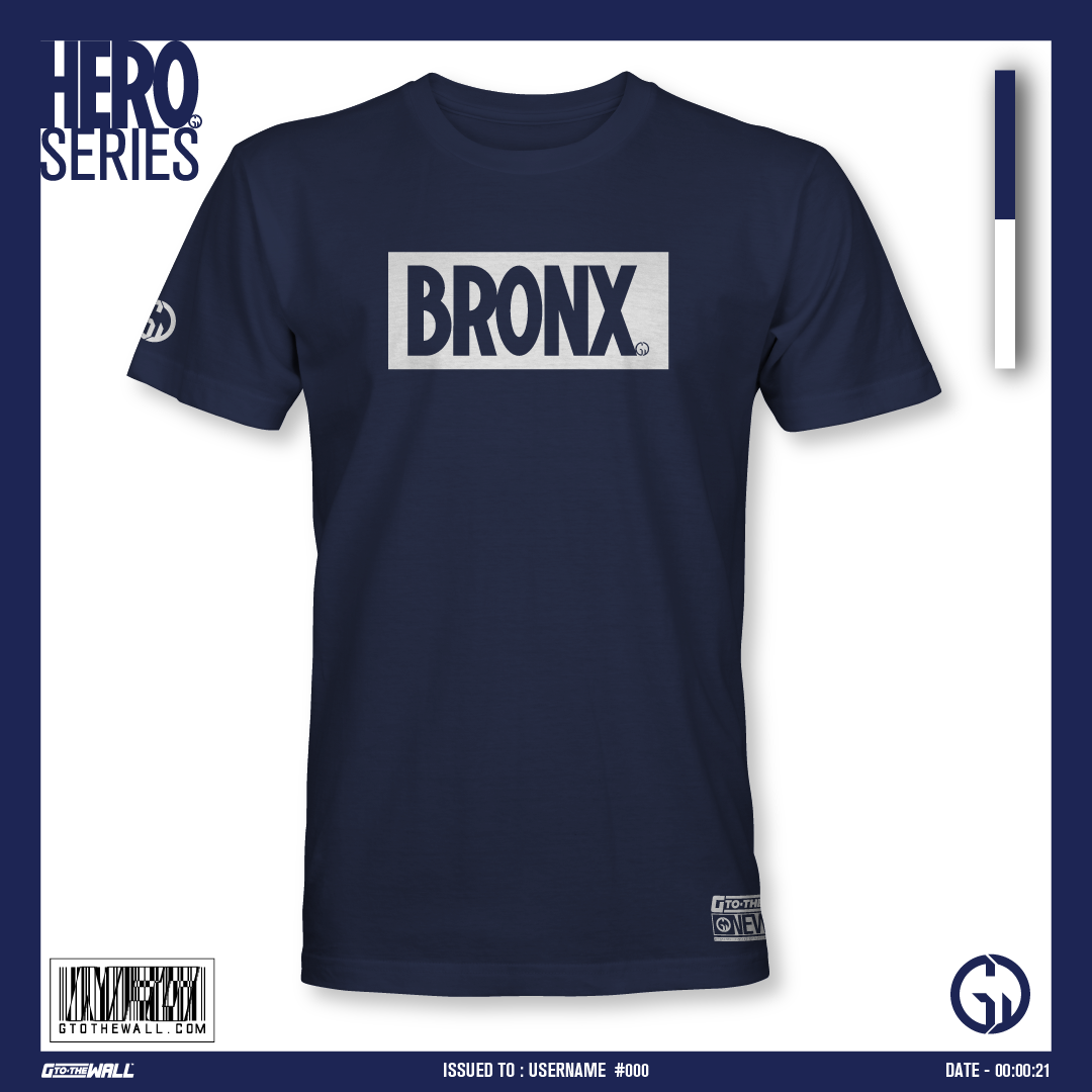Bronx Hero Tee (Navy/White)
