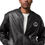 Thumbnail: Harlem Hero Faux Leather Bomber Jacket
