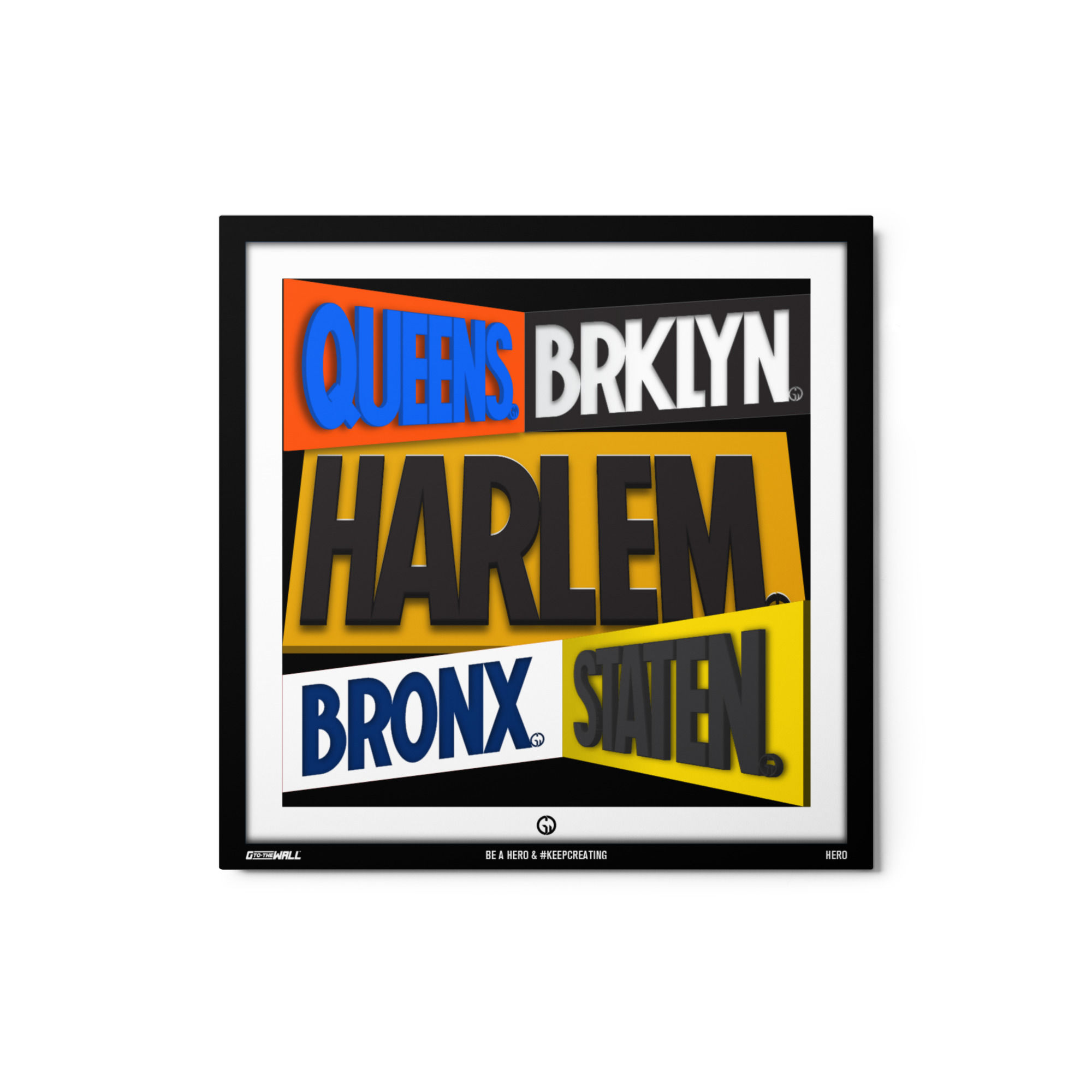 Boro Hero Color Metal print