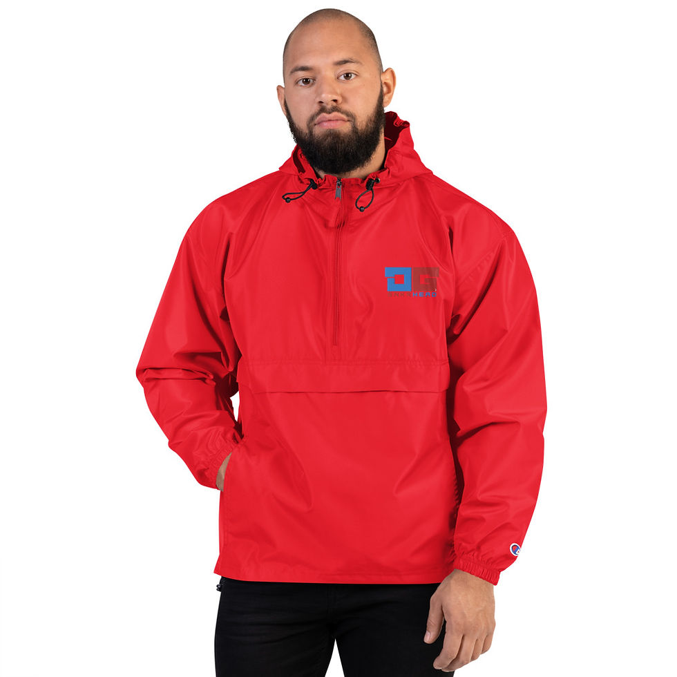 Thumbnail: OG SNKRHEAD Solid Logo Embroidered Champion Packable Jacket