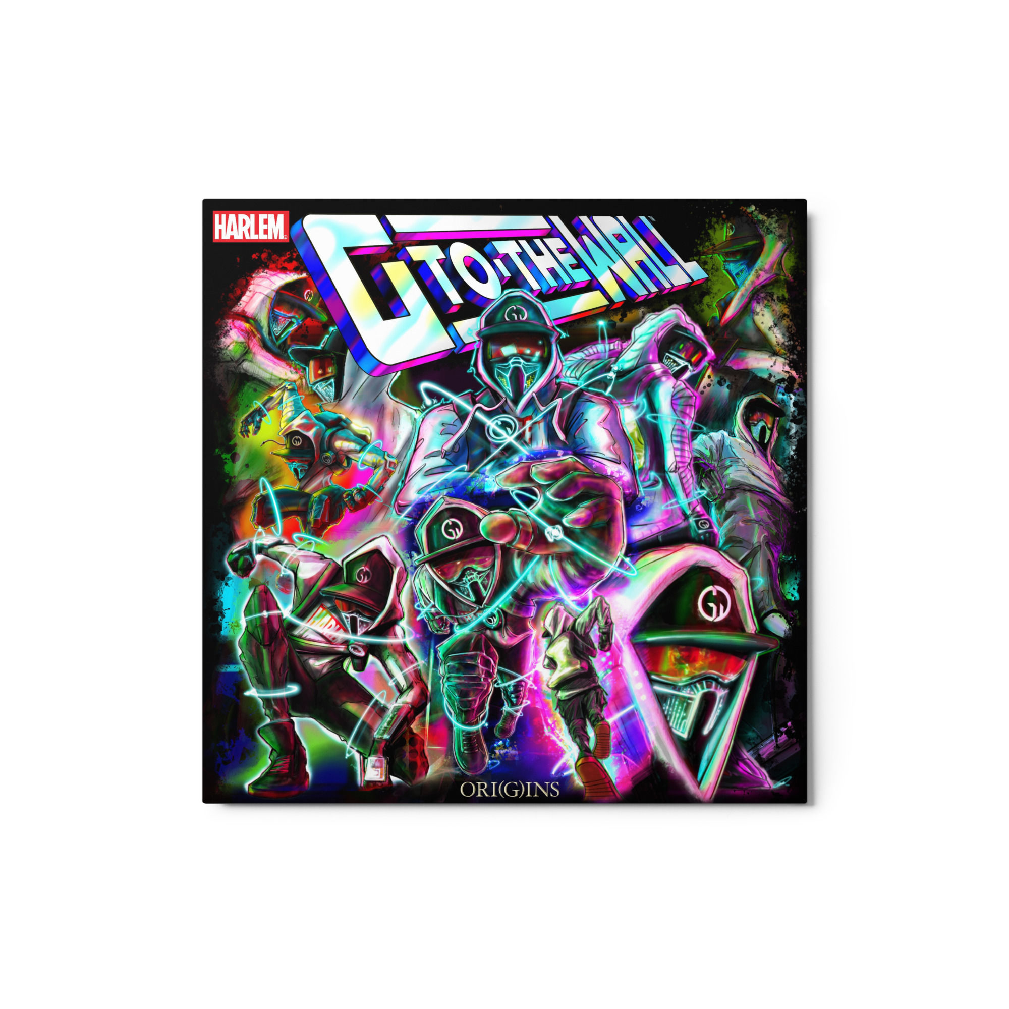 G to the Wall ori(G)ins Metal print