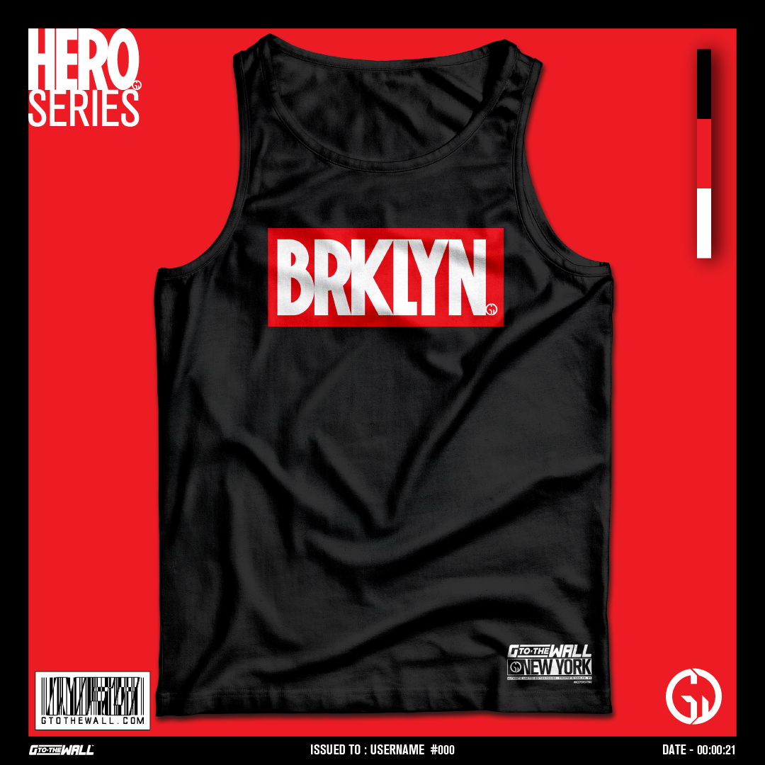BRKLYN Hero Tank (Black/Red/White)