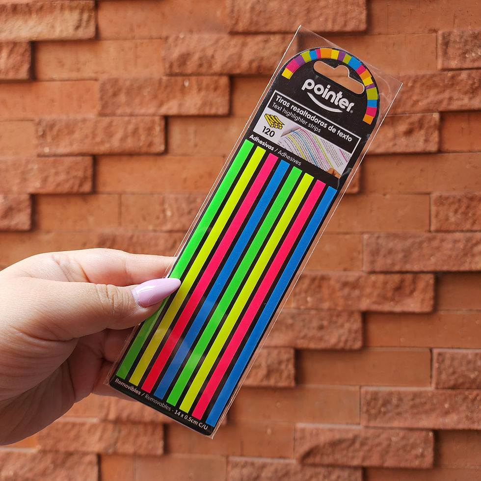 Miniatura: Notas Adhesivas Pointer Tiras resaltadoras de texto Neón