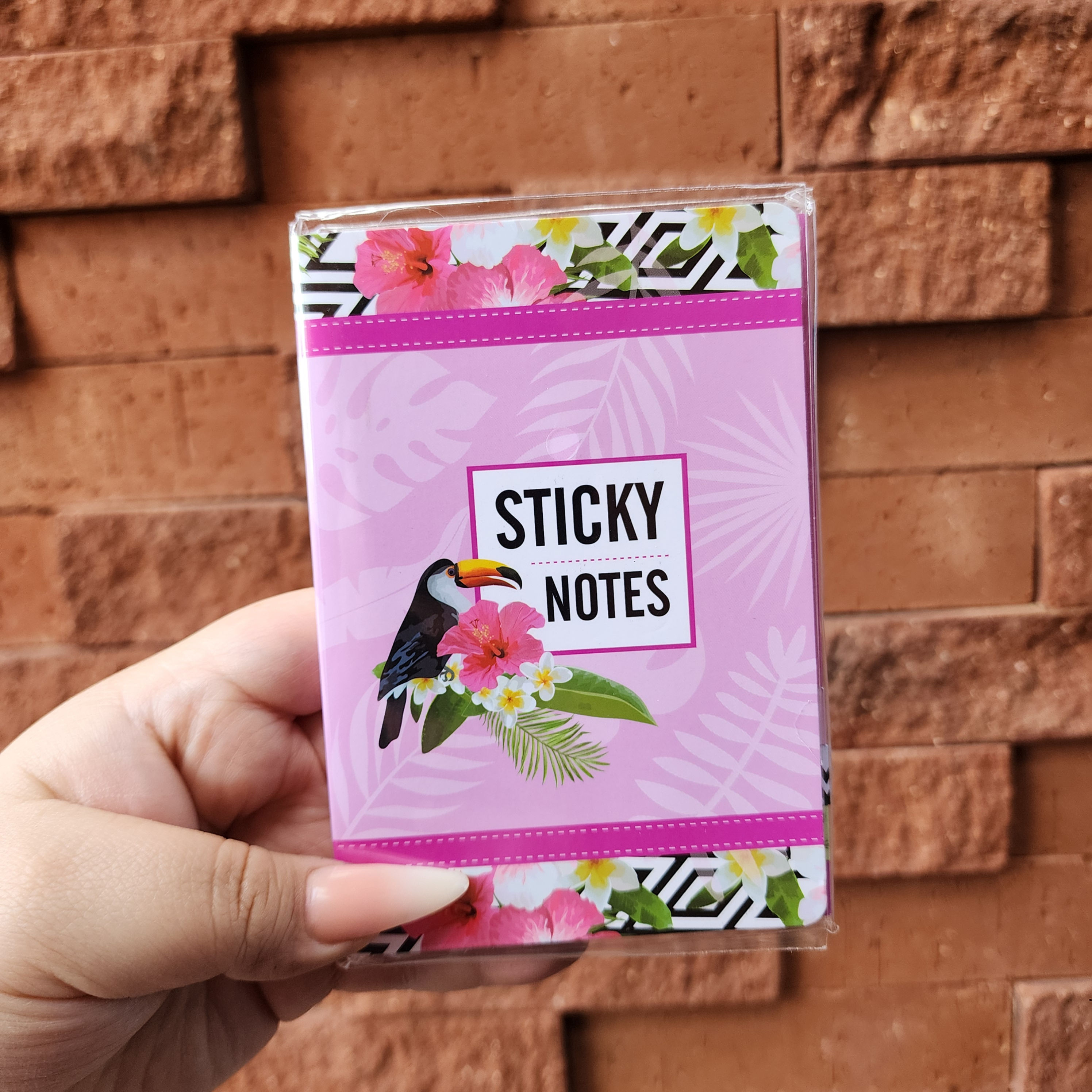 LIBRETA POINTER STICKY NOTES ROSADA