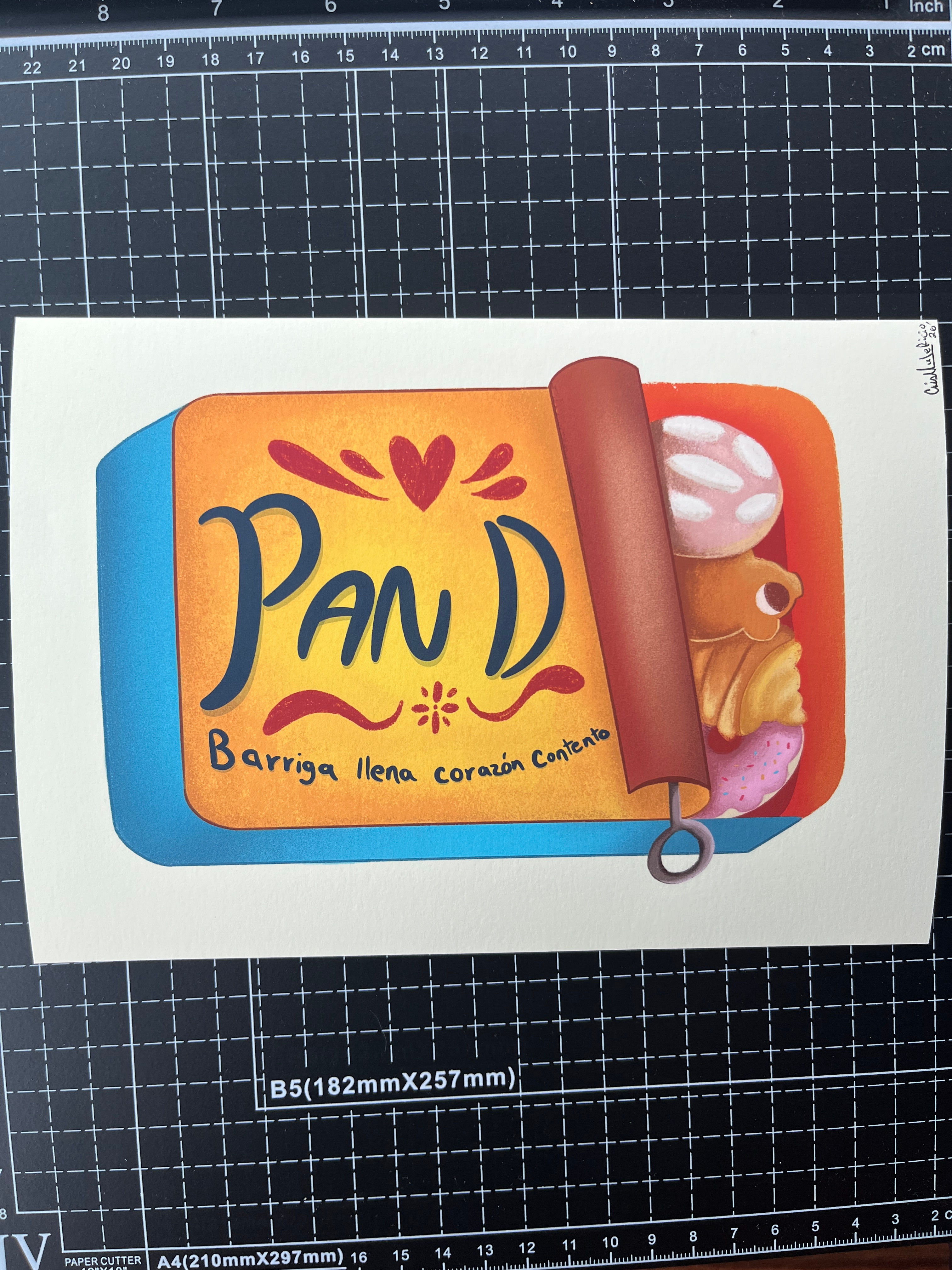Pan de lata en giclée
