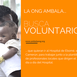 Buscamos enfermeras y matronas voluntarias ¿te apuntas?