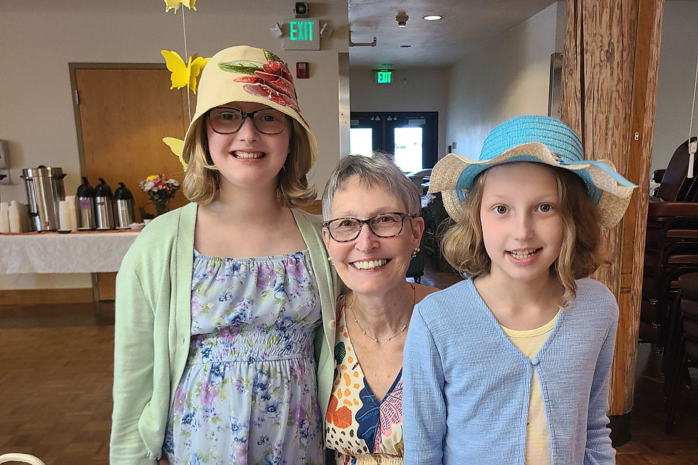 Guests from our annual Spring Tea at the Carl Gipson Center