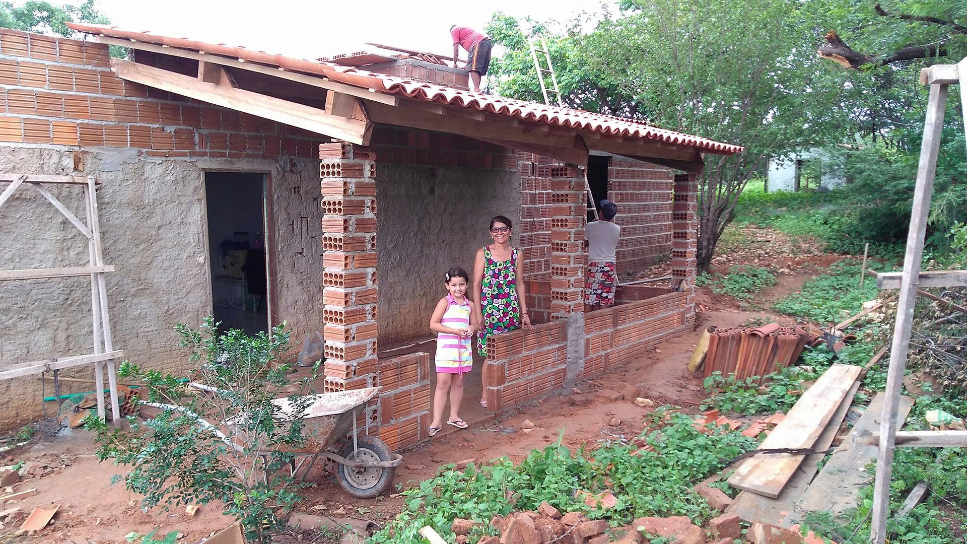 The transformation of the old family house into today’s welcoming guesthouse