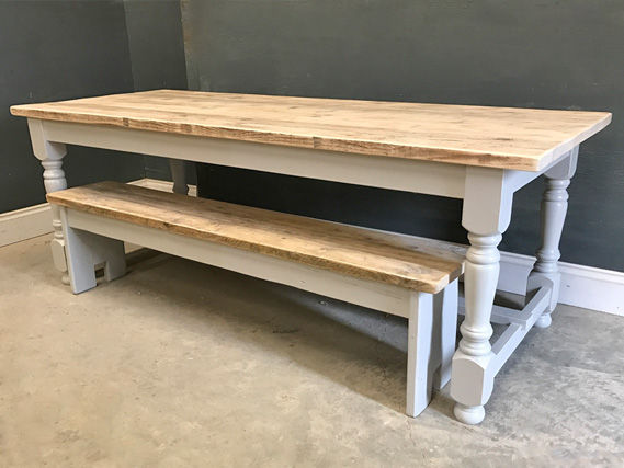 Thumbnail: Turned Leg Refectory Table