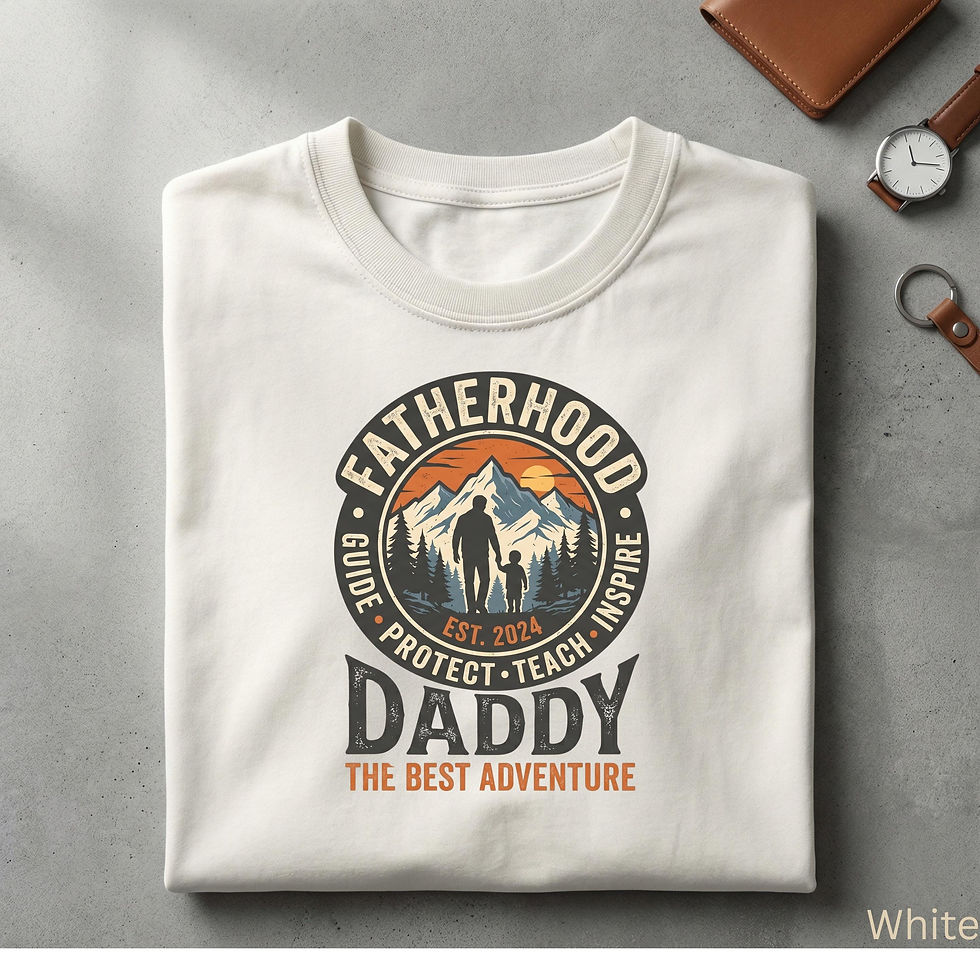 Thumbnail: Daddy The Adventure T-Shirt – Fatherhood Mountain Graphic Tee