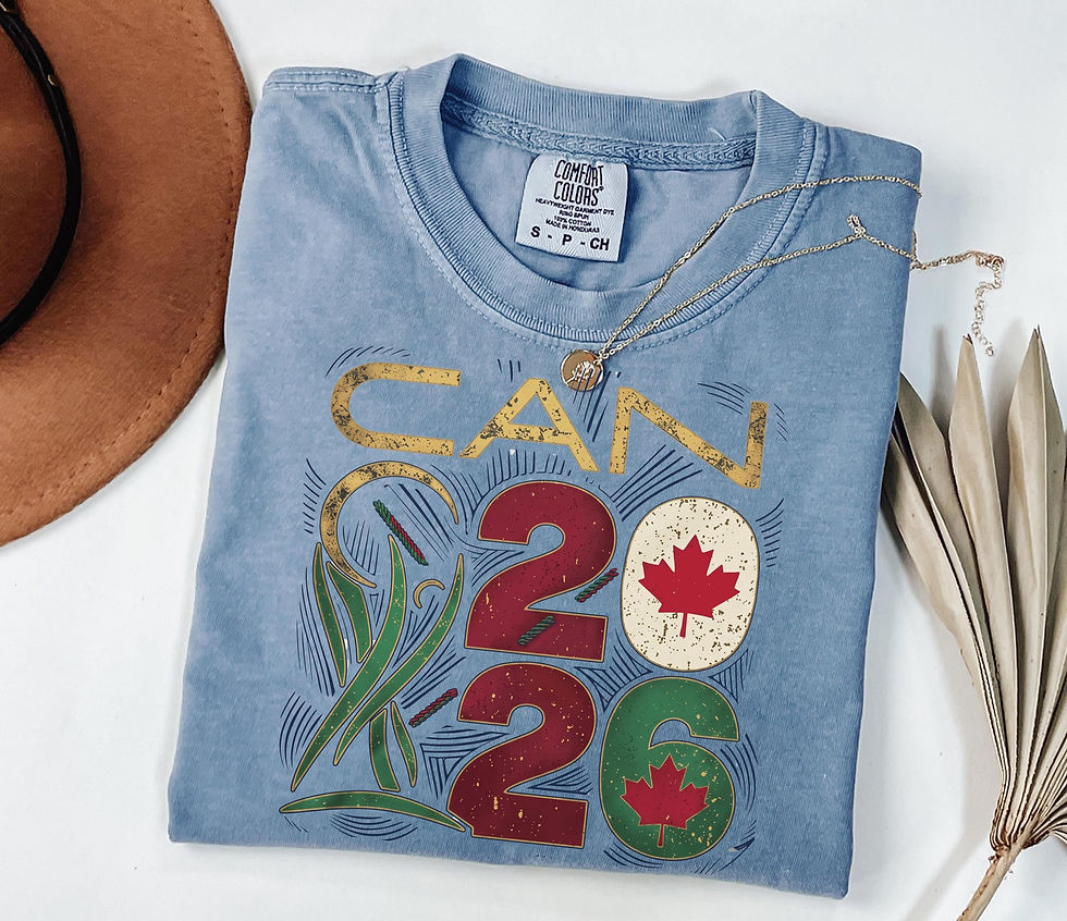 Miniaturbild: CAN 2026 Canada Soccer Graphic Tee, World Cup Fan Gift for Canadian Soccer