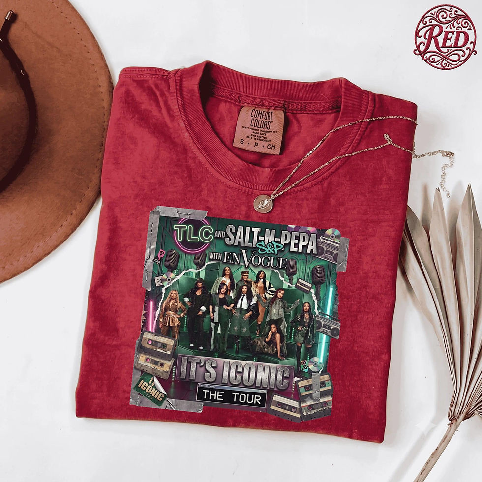 Thumbnail: TLC Salt-N-Pepa En Vogue It's Iconic Tour T-Shirt, 90s R&B Music Concert Graphic