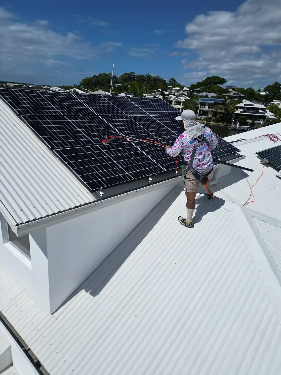 solar panel cleaning service gold cost by drollets exterior cleaning