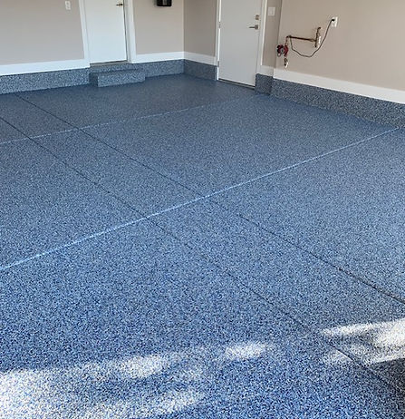 Long-lasting residential epoxy garage floor by Paint N More in Summerlin