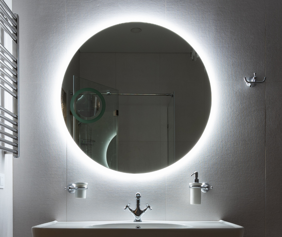 Install your beautiful custom bathroom lighting
