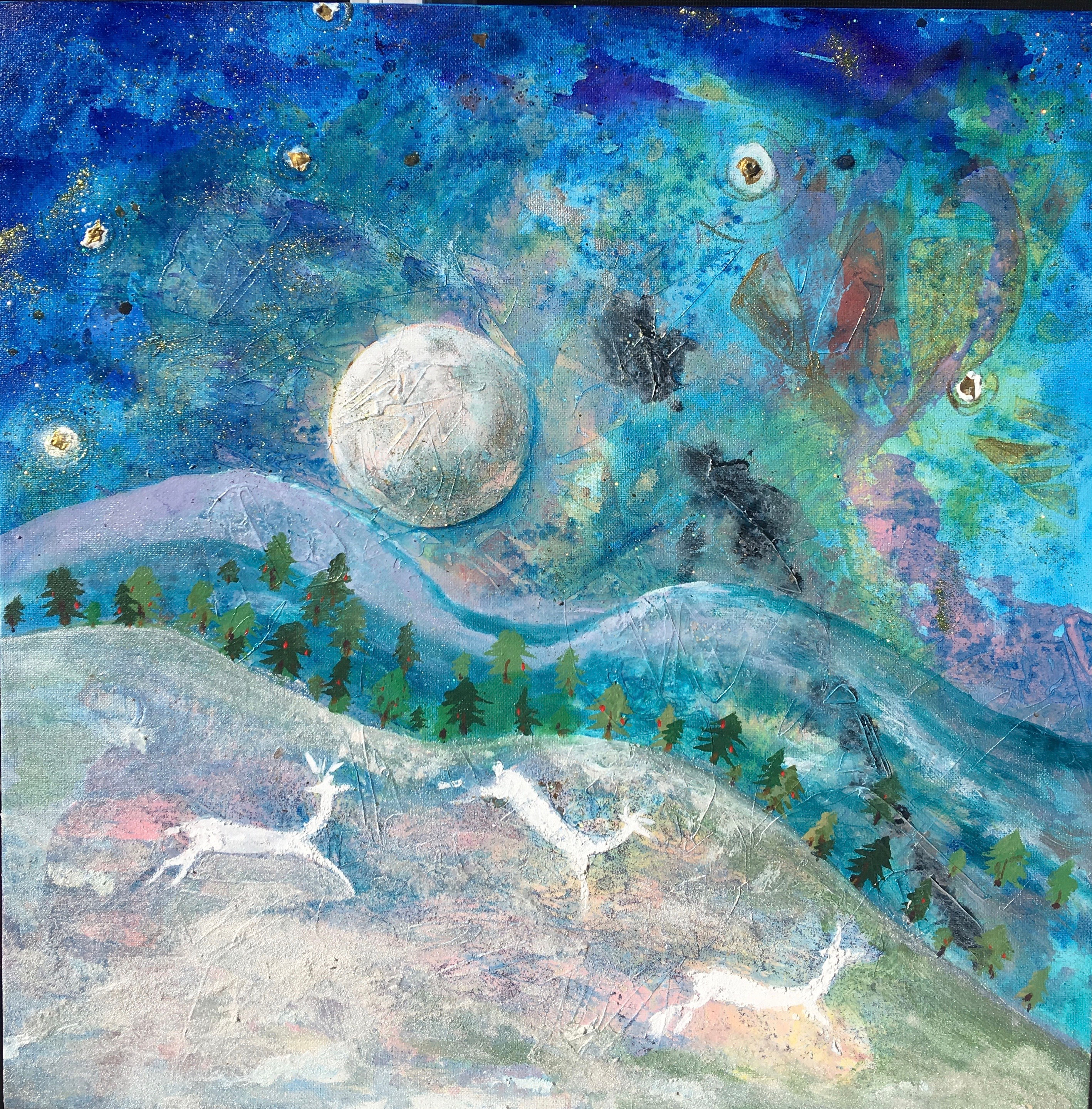 'Winter Forest' available in giclee print on canvas