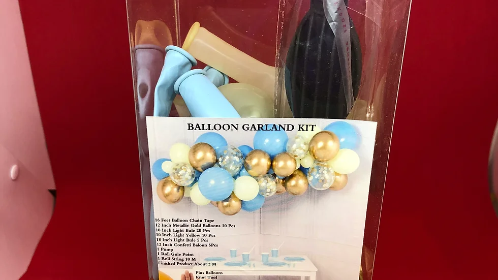 Blue Balloon Garland Kit