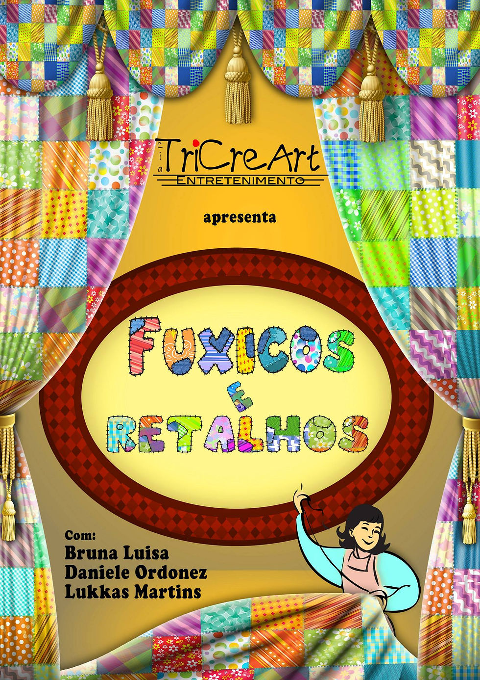 Cartaz p/ Cia Tricreart de Teatro