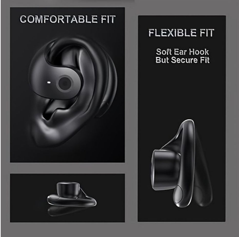 Miniature : Écouteurs Bluetooth Sport TILECC avec Commandes Tactiles – Confort & Son HiFi