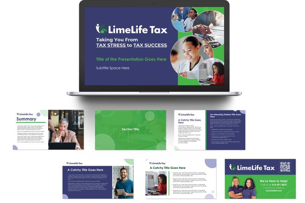LimeLife Tax Slide Deck Template