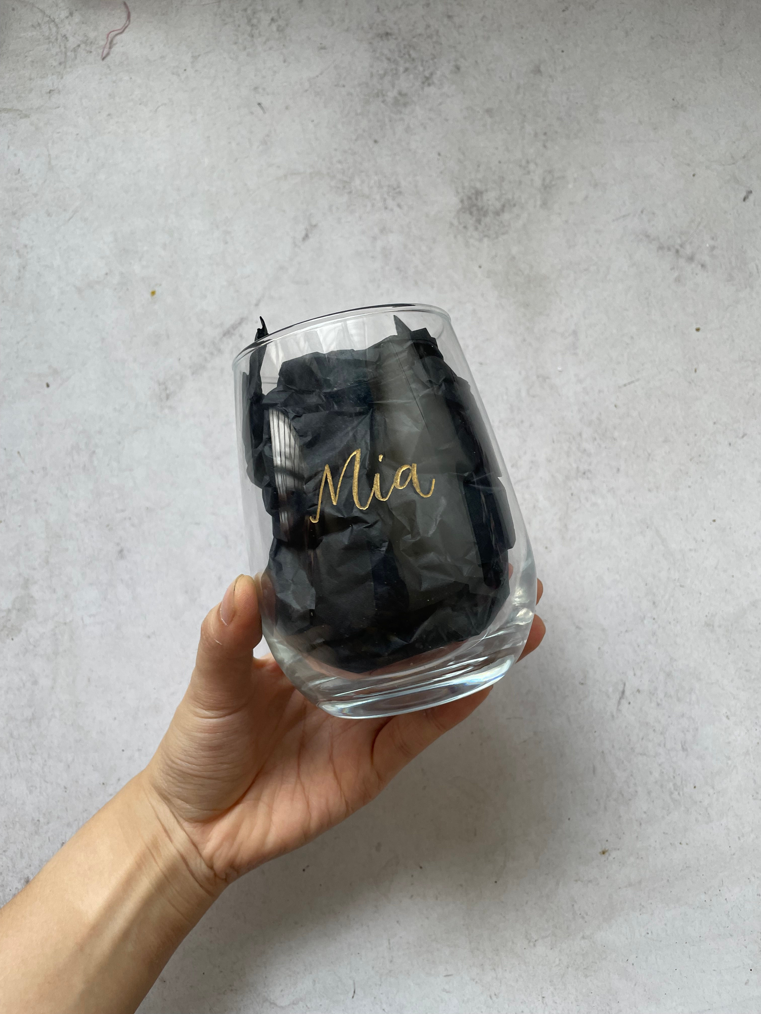 Wine Glass (Stemless)
