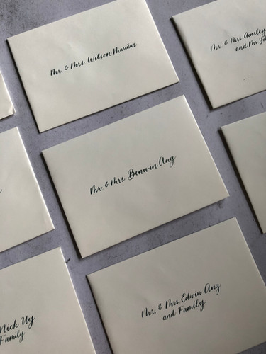 Calligraphy Addressing (Envelope not included) | calligraphybyden