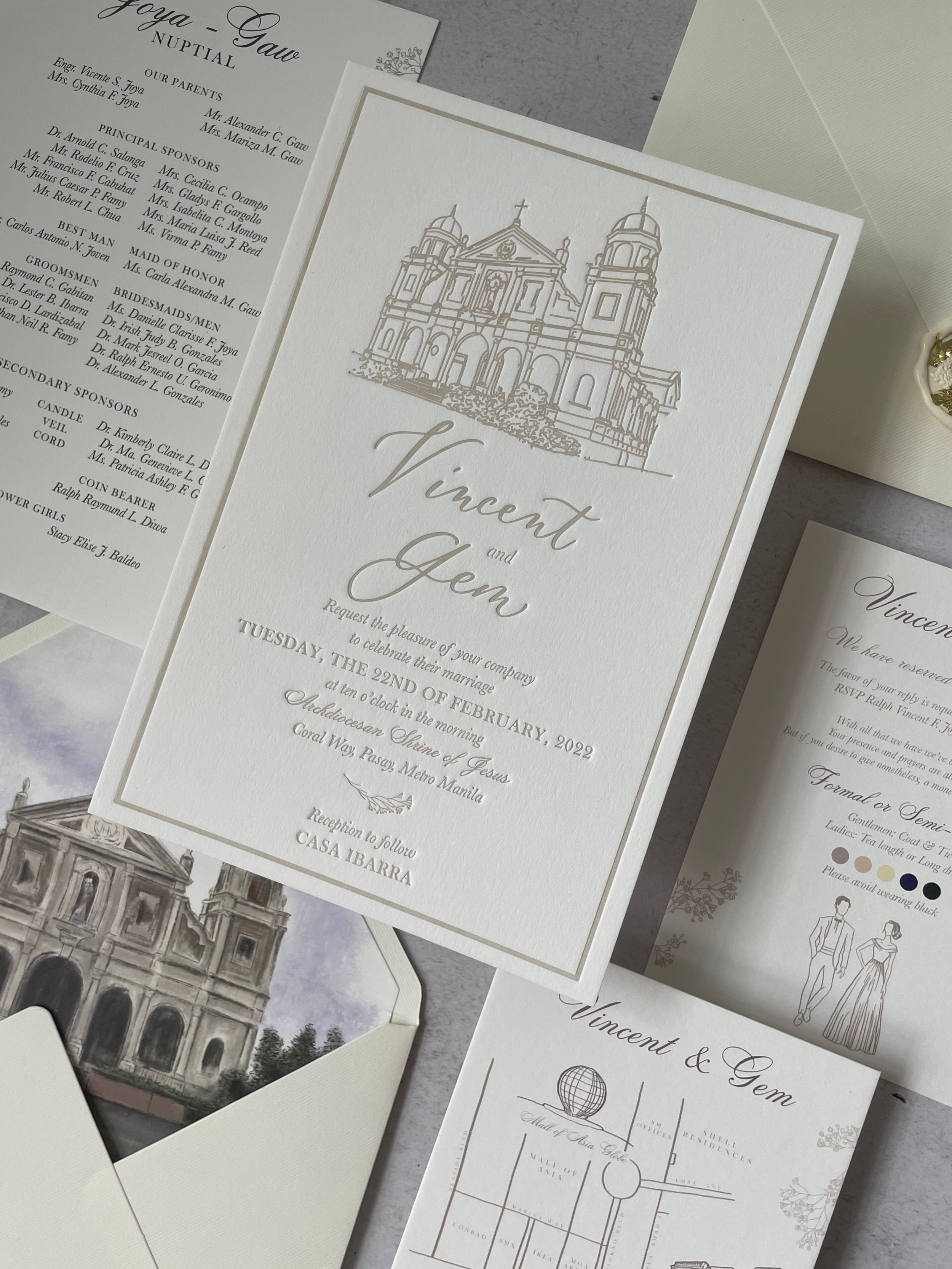 Den Calligraphy Calligraphy by Den - Custom Invitations