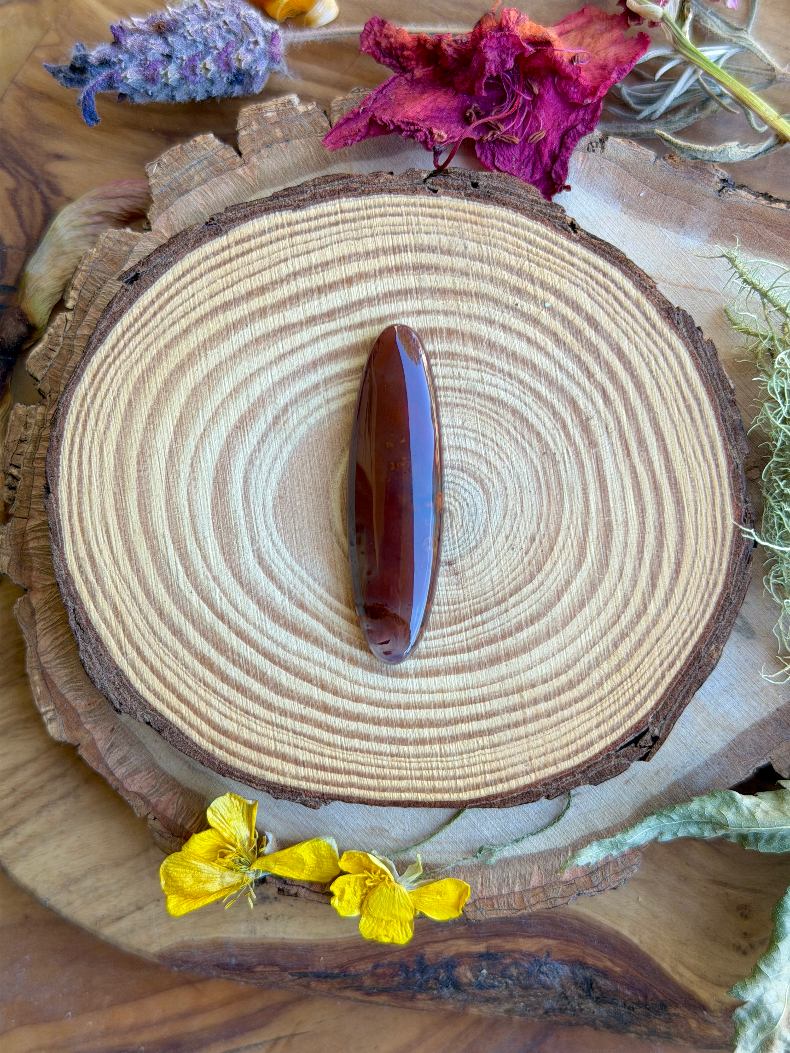 Pigeon Blood Agate Cabochon
