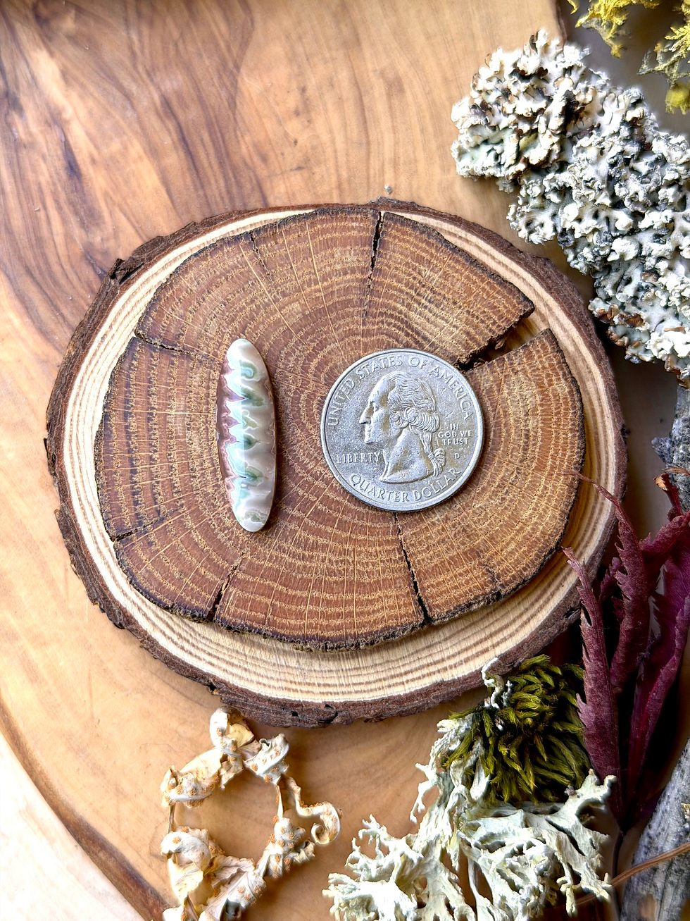 Thumbnail: Idaho Sunset Agate Cabochon