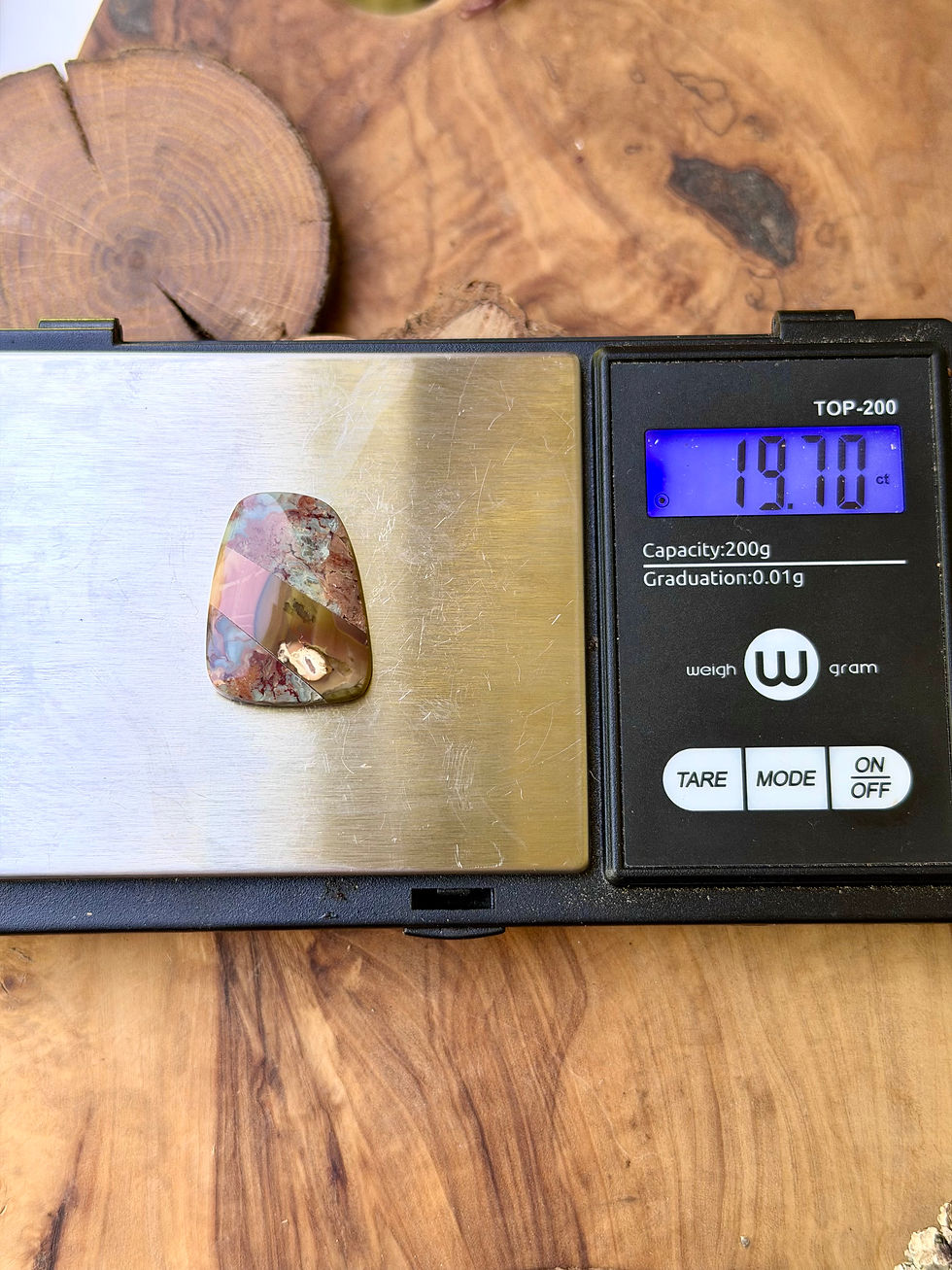 Thumbnail: OOAK Stone Intarsia Cabochon