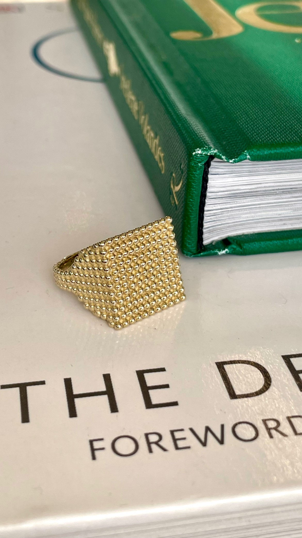 טבעת חותם לולה מזהב