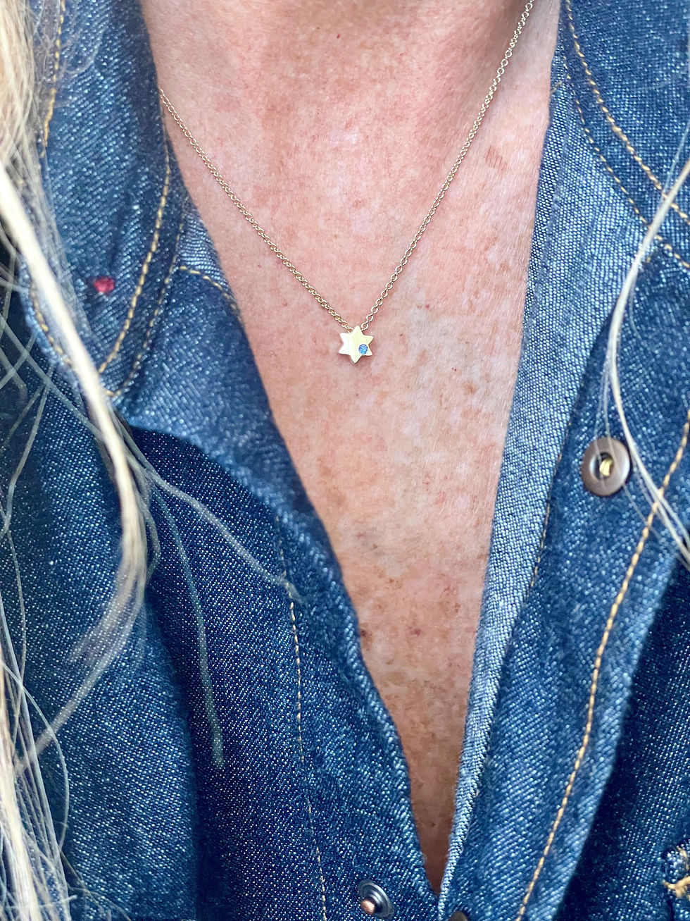 תמונה ממוזערת: שרשרת מגן דוד נובה זהב