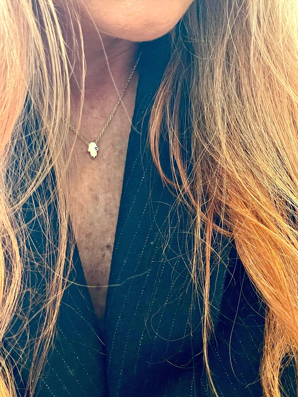 תמונה ממוזערת: שרשרת חמסה נואה זהב