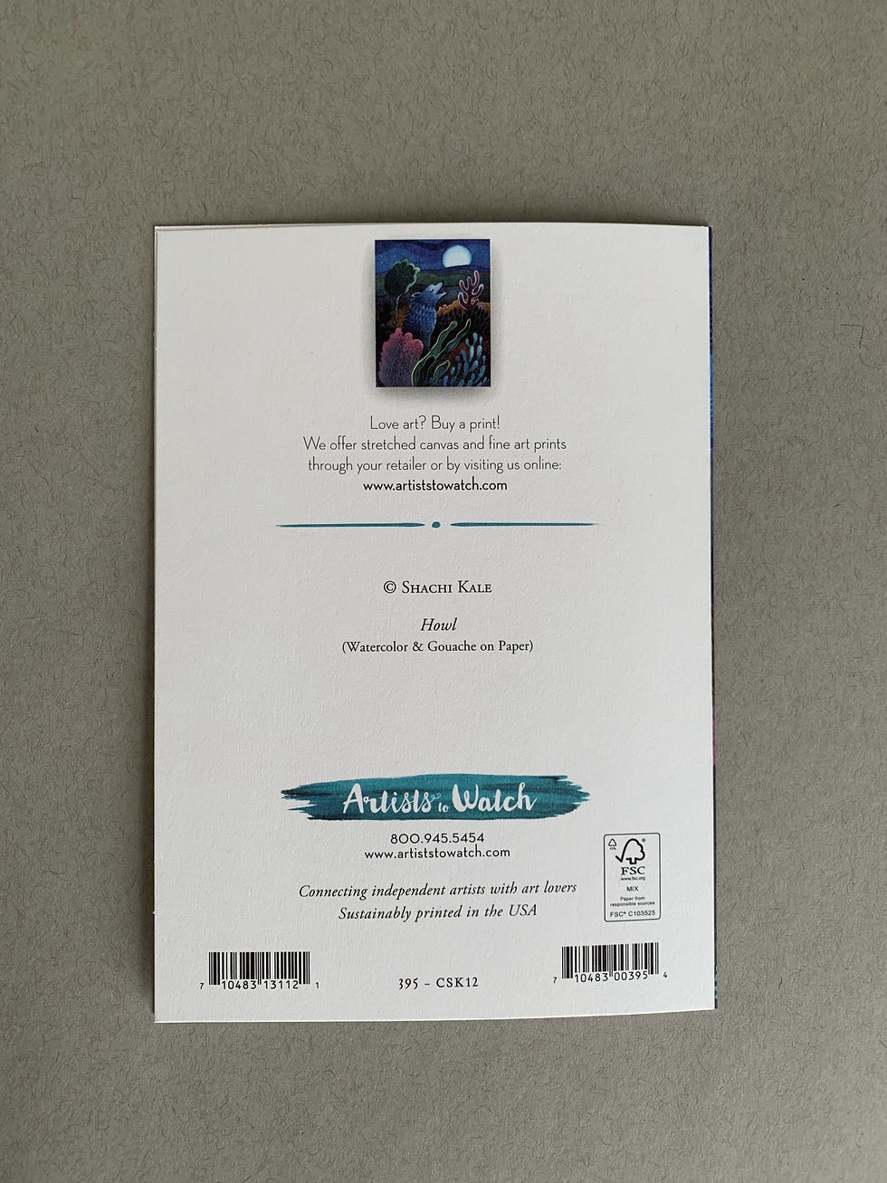 Thumbnail: Howl - Card + Envelope set