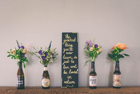 wedding portfolio - scenes of various weddings with wedding flowers