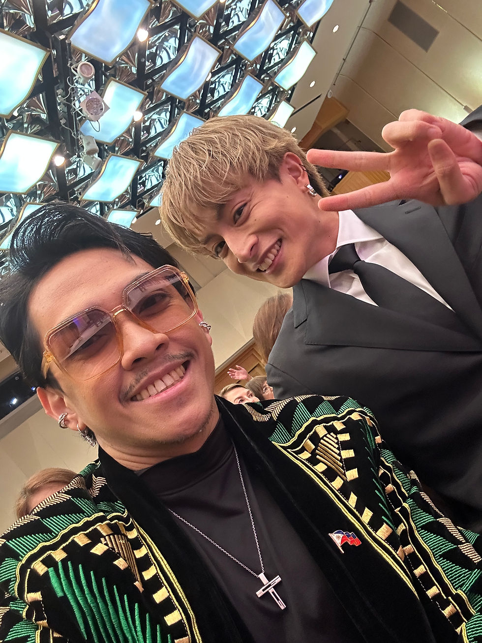 With Exile member Alan Shirahama