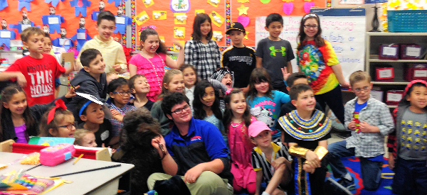 Einstein with 2nd grade