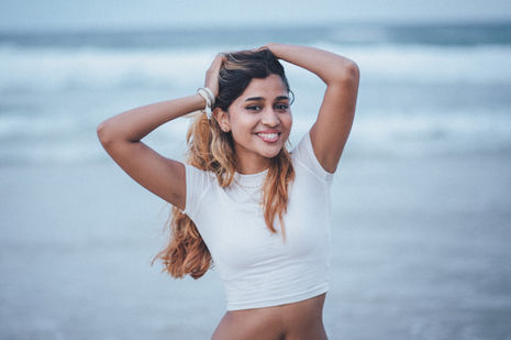 senior portrait for a young girl