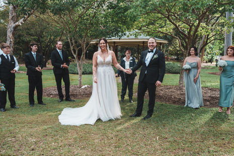 Wedding at a local park