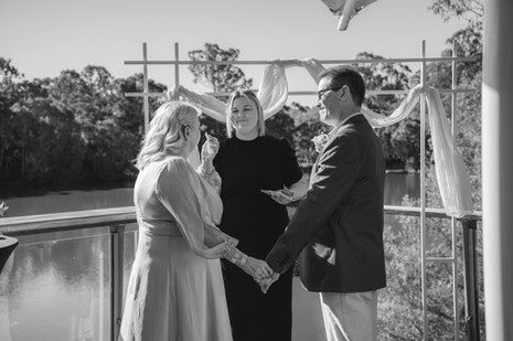 candid wedding moments at Elysium Restaurant & Bar, Victoria Point QLD