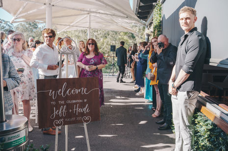 candid wedding moments at Elysium Restaurant & Bar, Victoria Point QLD