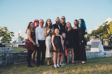 Moody wedding at Balmoral Cemetery