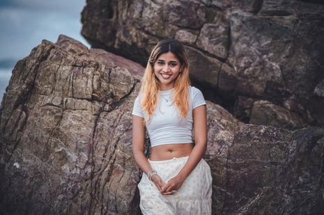 senior portrait for a young girl