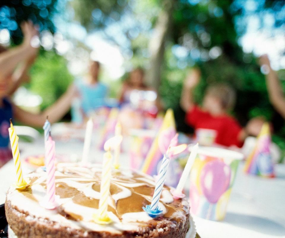 Fête d'anniversaire en plein air
