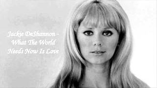 What the world needs now is love, sweet love...