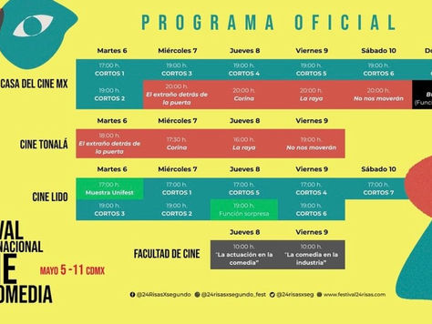 FESTIVAL INTERNACIONAL DE CINE Y COMEDIA - 24 RISAS X SEGUNDO