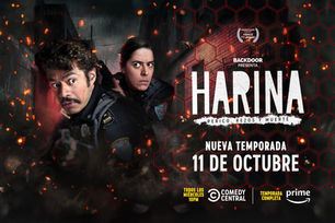 PRIME VIDEO Y COMEDY CENTRAL - HARINA: PERICOS, REZOS Y MUERTE