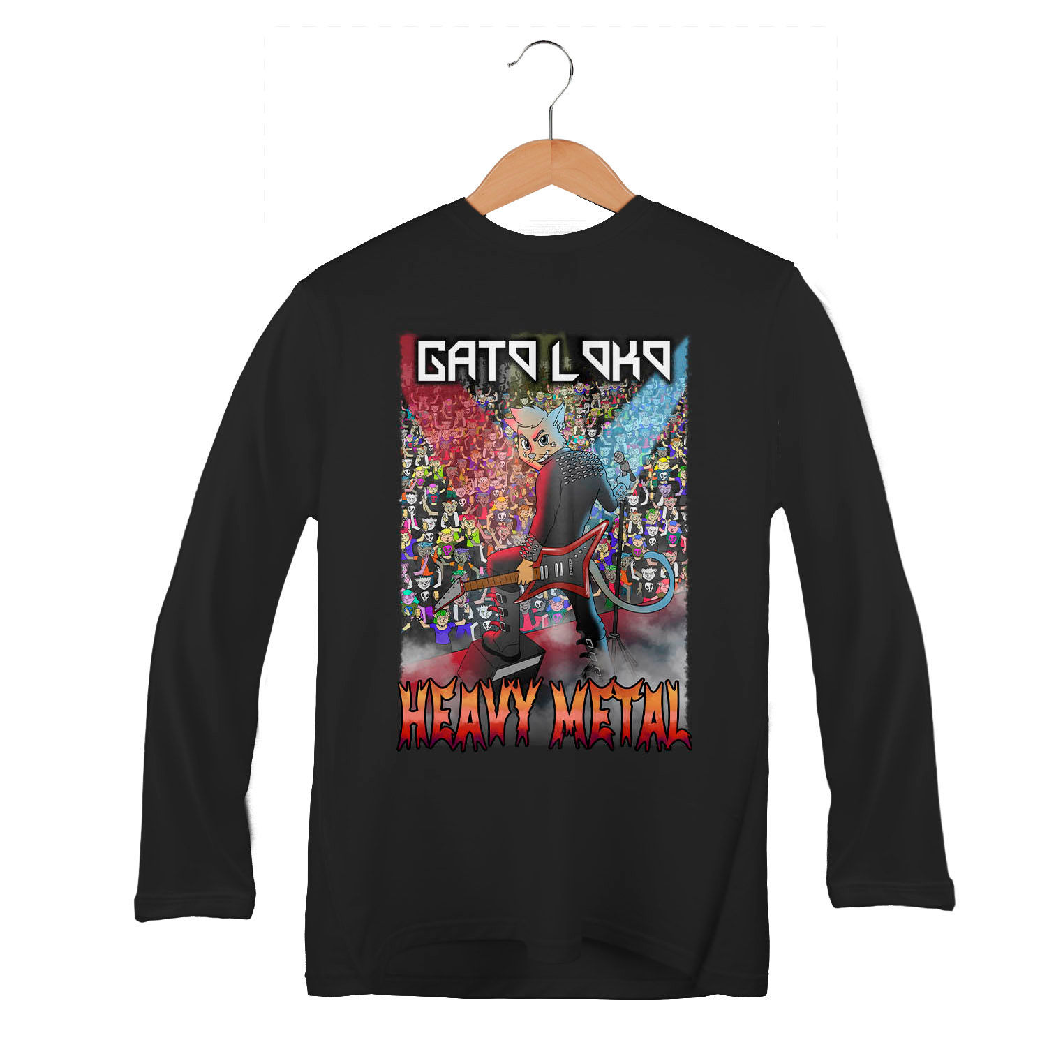 Camiseta Manga Longa - Heavy Metal
