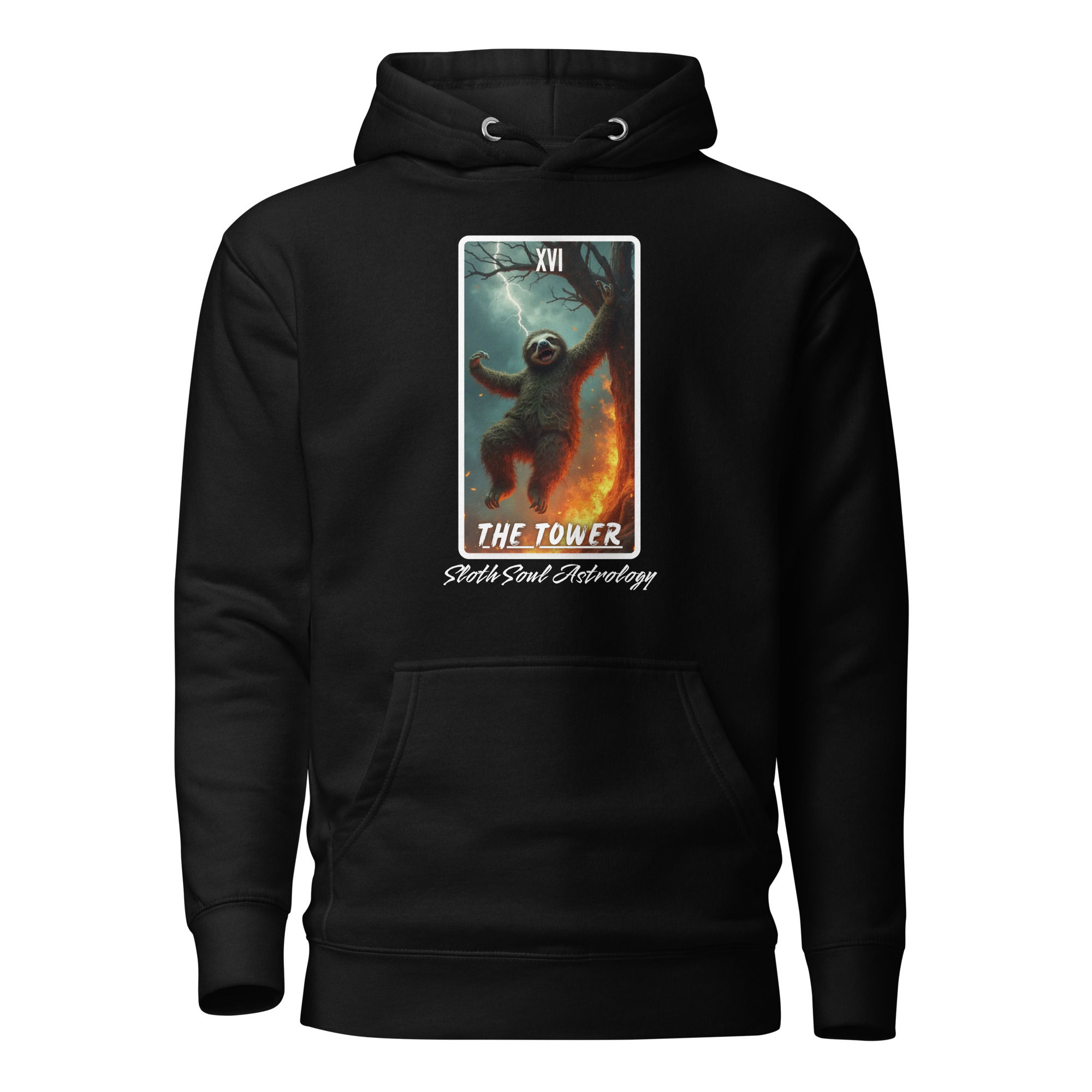"The Tower" Tarot Unisex Hoodie