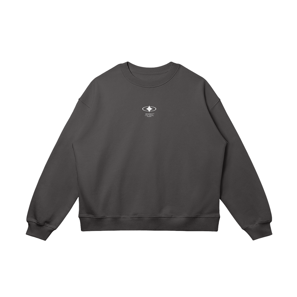 Oversize Crewneck Cosmic Traveler - Charcoal_front.png